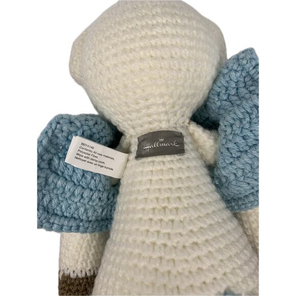 Polar Bear Hallmark Knit Handmade 12" Boy White with Blue Sweater in Gift Box - Picture 3 of 8